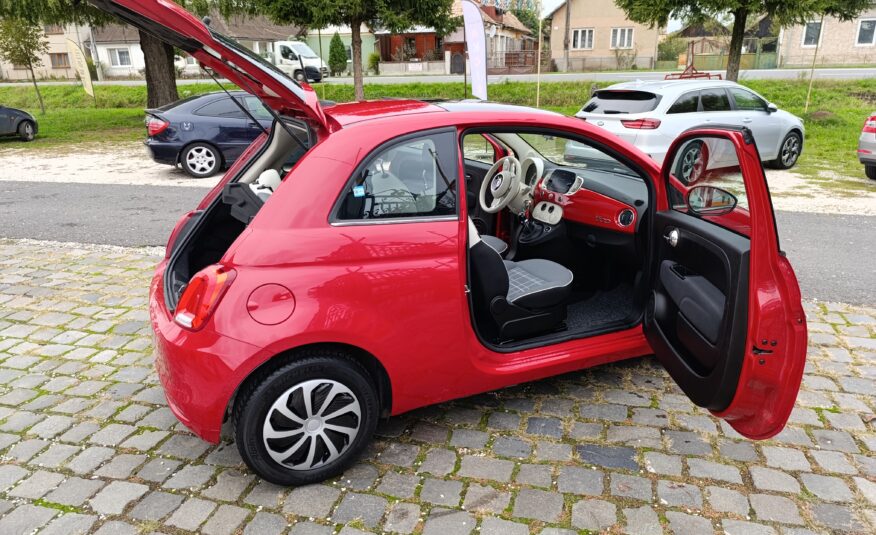 Fiat 500 1.2i 51kW/69PS, 2019, 54 272 km, Panoráma, Android Auto, Apple CarPlay.