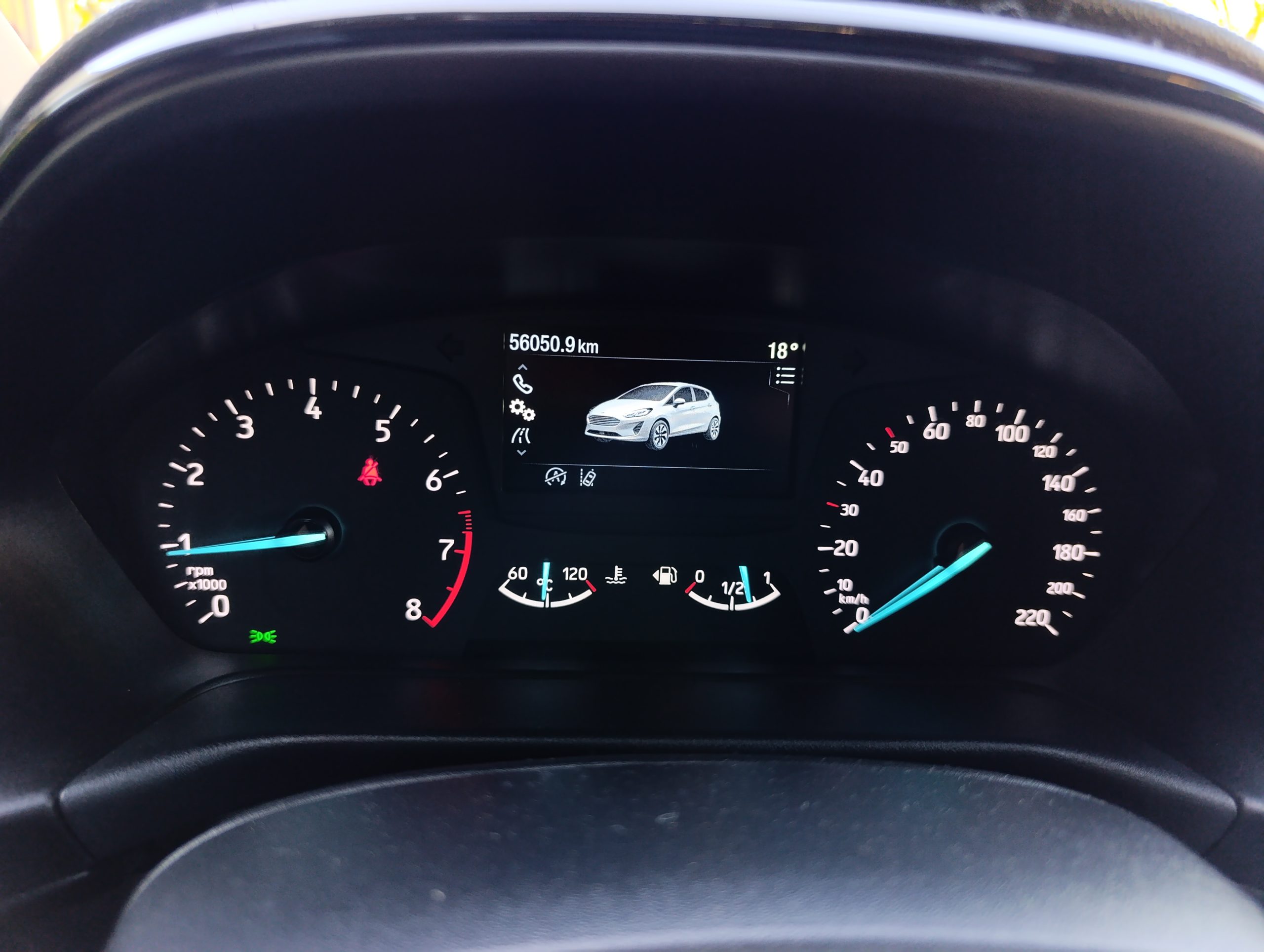 Ford Fiesta 1.1Si 2020, Led svetlá, 55kW/75PS , MK8